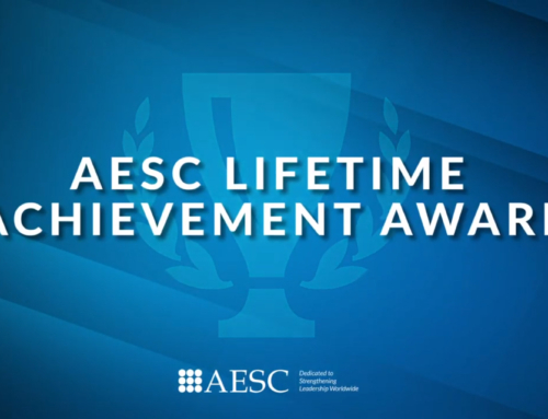 Willie Carrington Receives AESC Lifetime Achievement Award